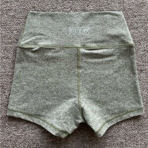 Fleo Green High Waisted shorts